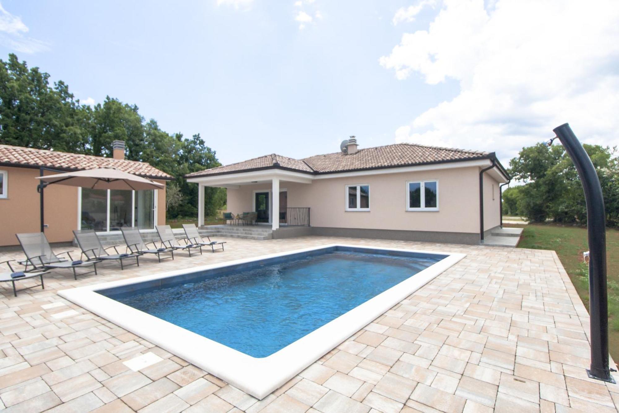 Villa Fortuna For 7 People Near Labin - Rabac With Large Garden & Private Pool Raša Exterior foto